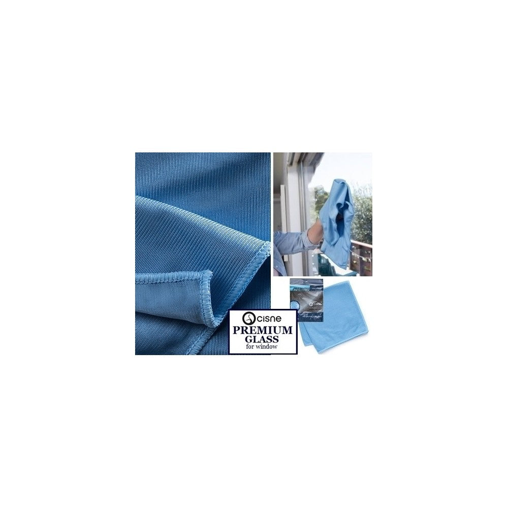 Mikropluošto šluostė stiklui Cisne PREMIUM GLASS, 38x40cm