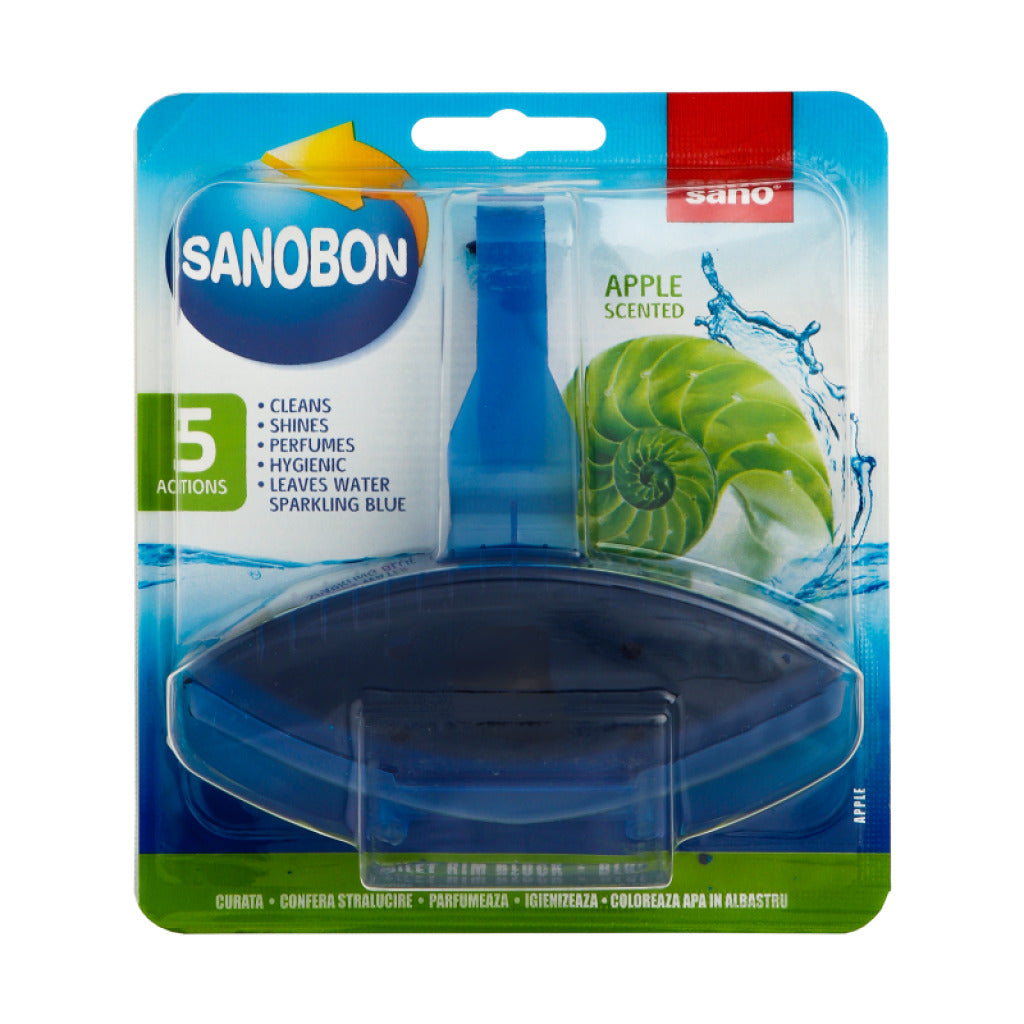 Tualetų valymo priemonė “Sanobon Blue Apple”