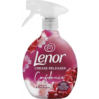 LENOR CREASE RELEASE RUBY JASMIN purškiklis audinių raukšlėms naikinti 500 ml