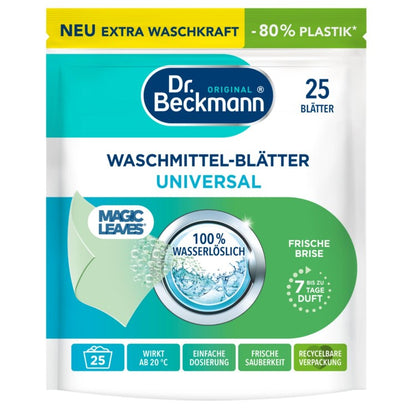 DR BECKMANN UNIVERSAL universalūs skalbimo lapeliai 25 vnt