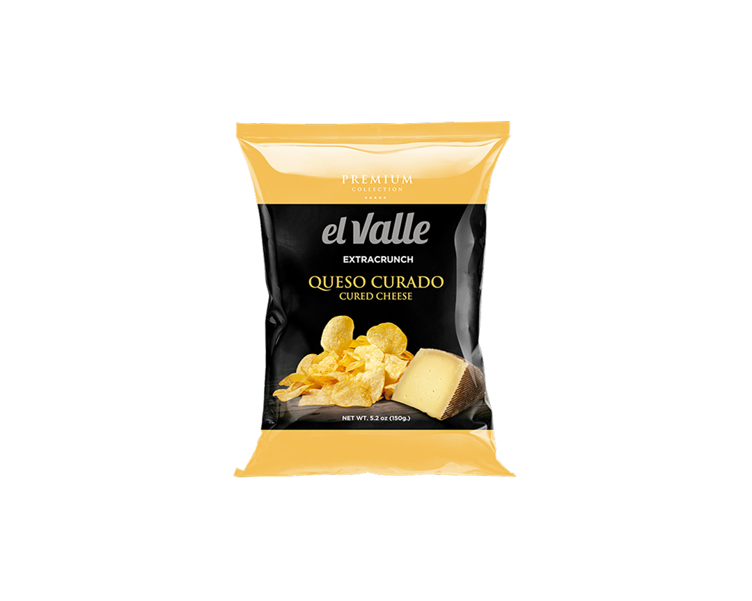 Brandinto sūrio skonio Premium traškučiai 150 g.