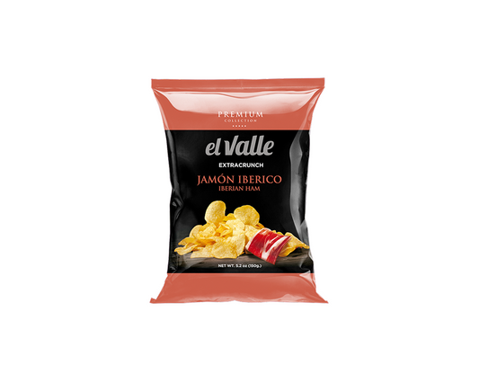 Iberico kumpio skonio Premium bulvių traškučiai 150 g.