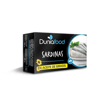 Sardinės saulėgrąžų aliejuje 125g.